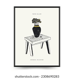 Modern Art Poster. Matisse Abstract Set, Aesthetic Modern, Boho Decor, Minimalist, Illustration, Vector, Poster, Postcard. Aesthetic minimalist design. Vector illustrations.