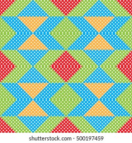 Modern Art Seamless Pattern. texture for your design.repeating geometric background.