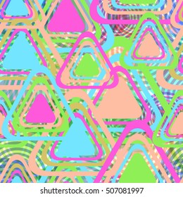 Modern Art Seamless Pattern. texture for your 80's - 90's years memphis design.repeating hipster geometric minimal background.