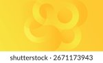 Modern art simple nice abstract yellow background with circular swirl patterns and soft gradients