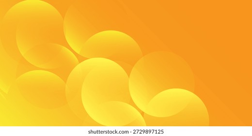 Arte moderna simples bonito abstrato fundo amarelo com padrões circulares de espiral e negócios de gradientes suaves