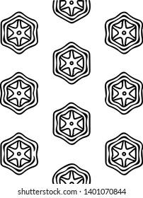 Modern art stars wallpaper tile vector pattern texture design for creative ideas