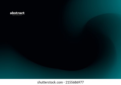 modern art tidal wave in ocean blue on pitch black background can be use for product label food and beverage technology advertisement packaging design vector eps.