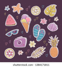 Modern art vector banner template. Rainbow colored pencils with place for text isolated on white. Sketch illustration for art school, studio, web, wallpaper.