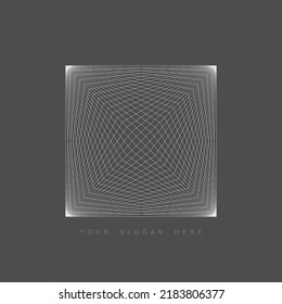 Modern art vector, minimal abstract design.