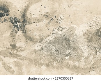 Modern Artist Graffiti. Street Art Abstract Texture. Wall Grungy Underground. Brown Distress Scratch. Ancient Wall Shape. Stone Stained Texture. Stone Culture Weathered Drawing. Dirty Design Artwork.