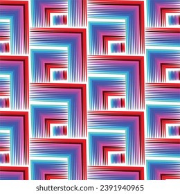 Modern artistic illustration pattern. Creative collage with shapes. Seamless pattern. Fashionable template for design.
