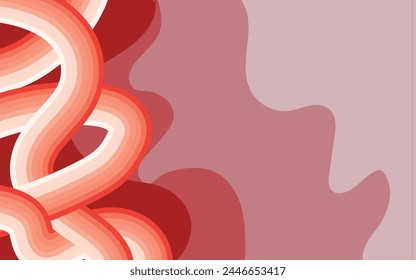 Modern artistic illustration pattern. Creative collage with shapes. Seamless pattern. Fashionable template for design.