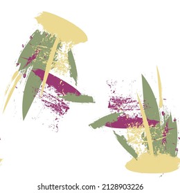 Patrón ilustrativo artístico moderno. Patrón sin foco. Plantilla de diseño de moda.
