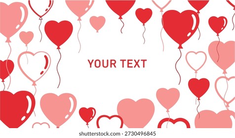 A modern and artistic interpretation of a red heart, featuring abstract, swirling graphic elements that convey love and passion.