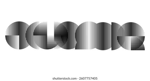 Modern artistic layout  with semicircle design elements . Many lines form half circles in art style . Wall art , home poster design . Vector abstract shape. Modern art . Contemporary composition . 