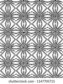 Modern artistic vector pattern in futuristic style