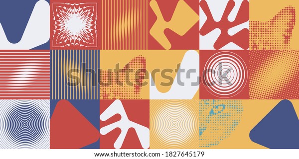 Modern Artwork Abstract Weird Art Composition Stock Vector (Royalty ...