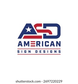 Modern ASD logo design for project