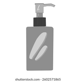 A modern and attractive bottle illustration vector. With subtle gradients and a touch of minimalist geometric elements, creating a dynamic and professional look.