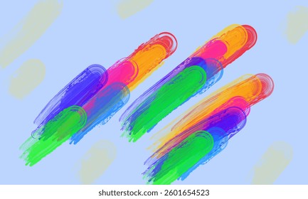 Modern and attractive bright colored background illustration. Smooth design and touches of minimalist geometric elements, creating a dynamic and professional look.