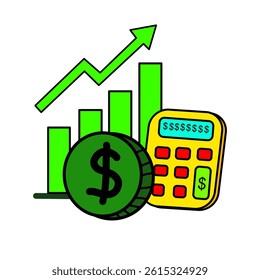 Modern and attractive dollar vector. Abstract design with subtle gradients and touches of minimalist geometric elements, creating a dynamic and professional look.
