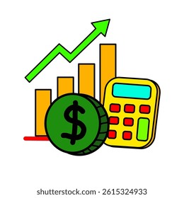 Modern and attractive dollar vector. Abstract design with subtle gradients and touches of minimalist geometric elements, creating a dynamic and professional look.