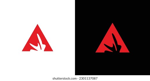 Modern and attractive fire logo design