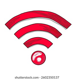Modern and attractive plain wifi icon vector. With subtle gradients and a touch of minimalist geometric elements, creating a dynamic and professional look.