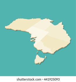 Modern Australia Three-dimensional Vector Map