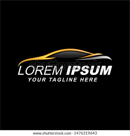 modern automotive logo design vector