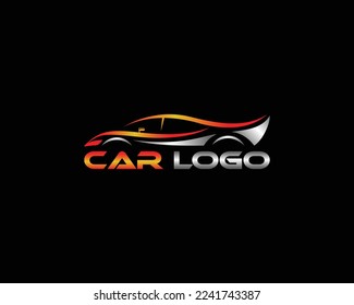 Modern Automotive Sports Car Logo Design Inspiration Vector illustration.