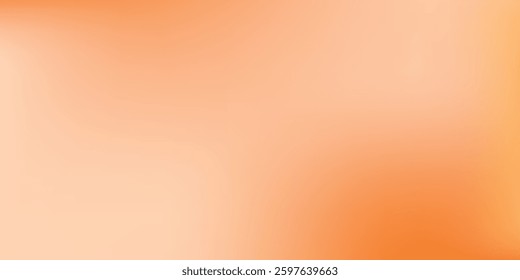 Modern Autumn Background Template Orange and cream gradation color artwork. Blurred minimal orange gradient abstract