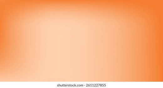 Modern Autumn Background Template  Orange and cream gradation color artwork. Blurred minimal orange gradient abstract