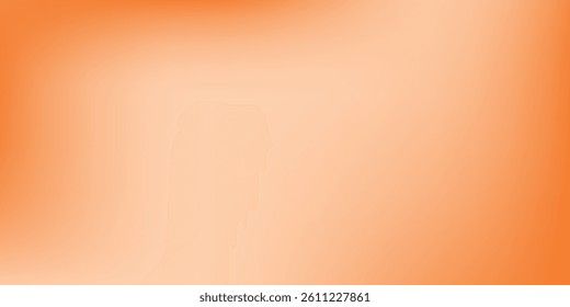 Modern Autumn Background Template  Orange and cream gradation color artwork. Blurred minimal orange gradient abstract modern