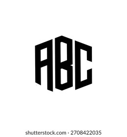 Modernes A B C Logo-Design - kreatives minimalistisches Alphabet-Branding