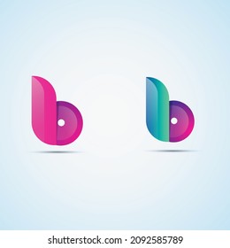 Modernas plantillas de logotipo B Latter - logotipo abstracto