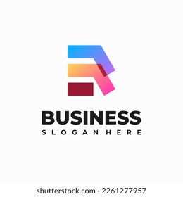 Modern B Letter Initial Logo designs icon, B Business logo icon template
