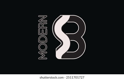 Modern B letter logo , creative B letter logo.