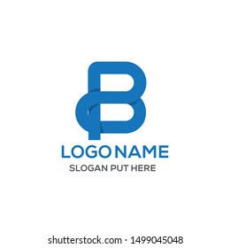 Modern B Letter logo design template for use any purpose