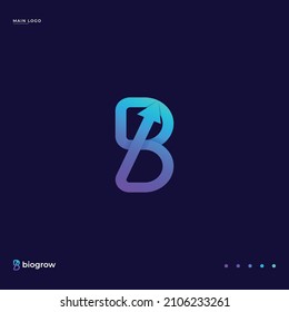 Modern B Letter Logo Mark Template
