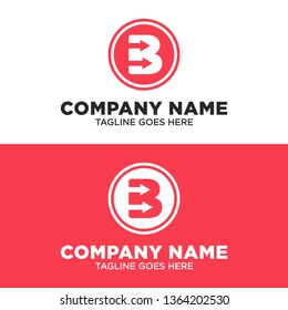 Modern B Letter Logo Template 