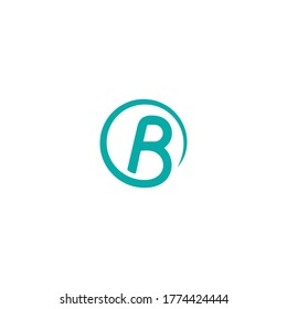 Modern B logo design vector template