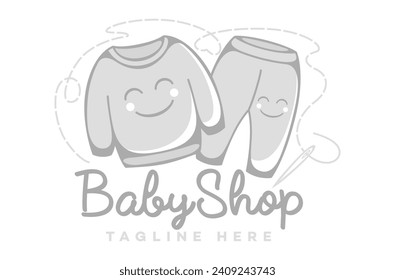 Modern Baby Shop Logo. Vektorgrafik.
