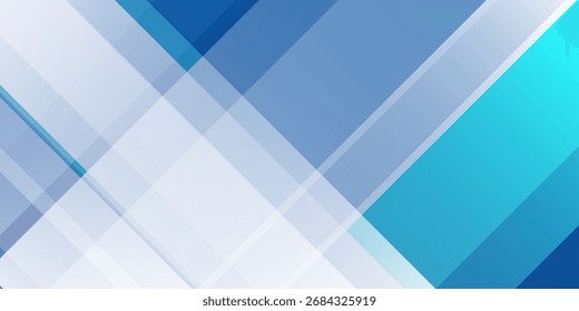 Fondo moderno degradado azul y blanco. Líneas de caja de rectángulo abstracto azul moderno diseño simple abstracto