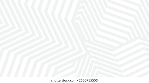 A modern backdrop reveals a seamless, repeating pattern of slanted zigzag lines in pale gray and white, creating a sense of motion and visual texture on a minimalistic surface