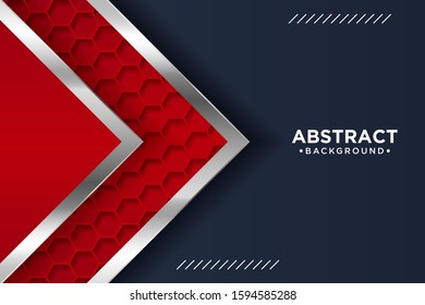 Modern background with 3D Overlap layers effect. Graphic design elements.