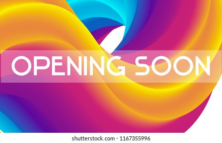 Modern background with 3d wave shape and space for text