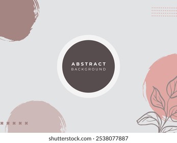 Fondo moderno con Formas de trazo de pincel abstracto