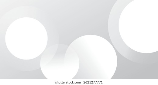 modern background .abstract frame. gray and white gradation. circle effect .soft color.memphis.eps 10