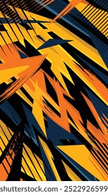 Moderno fundo abstrato formas geométricas sublimação esportes camisa