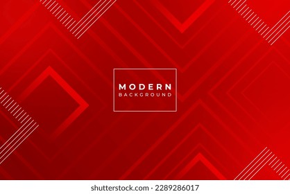 Modern background, abstract geometric style, red gradation, memphis eps 10