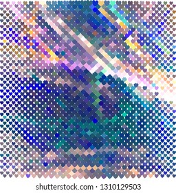 Modern background with abstract pattern with hearts