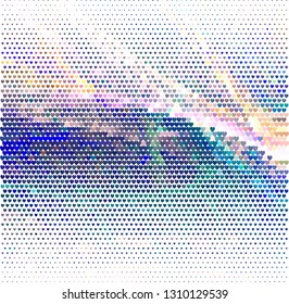 Modern background with abstract pattern with hearts
