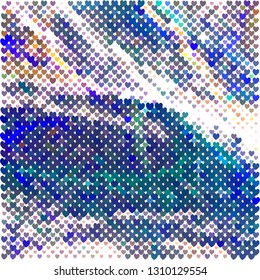 Modern background with abstract pattern with hearts